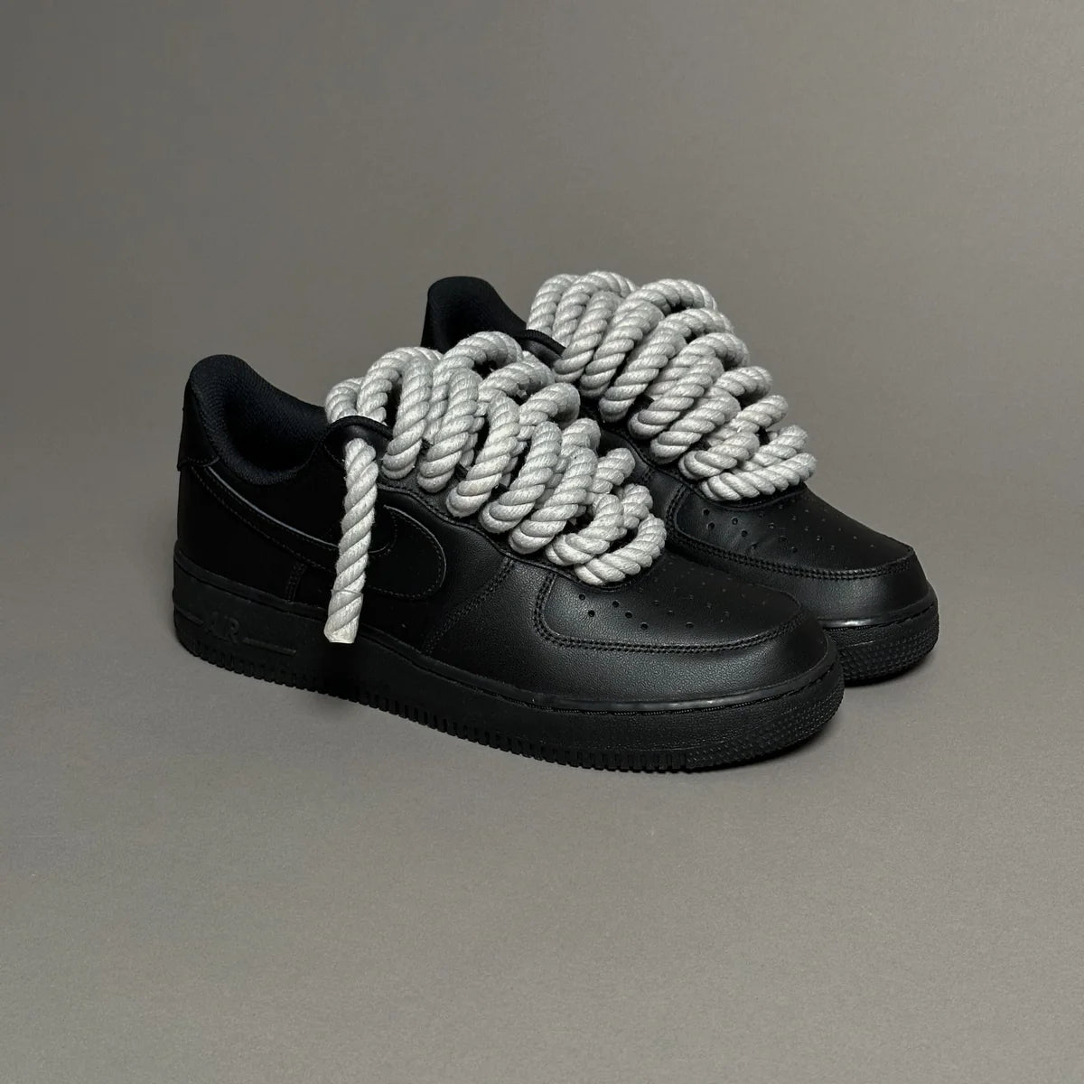 Nike Air Force 1 Black “Ropes Laces”