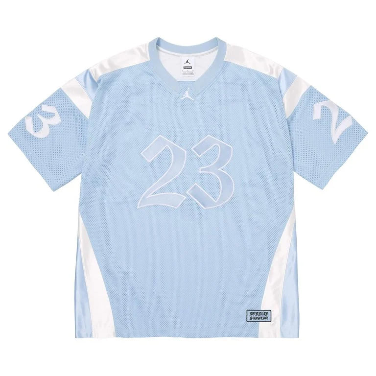 Supreme x Jordan Warm Up Jersey Light Blue