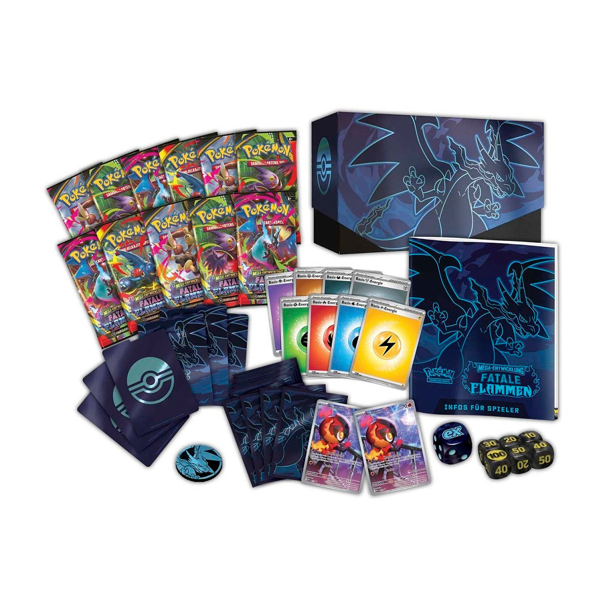 Pokémon TCG Mega Evolution Phantasmal Flames Pokémon Center Elite Trainer Box (DE)