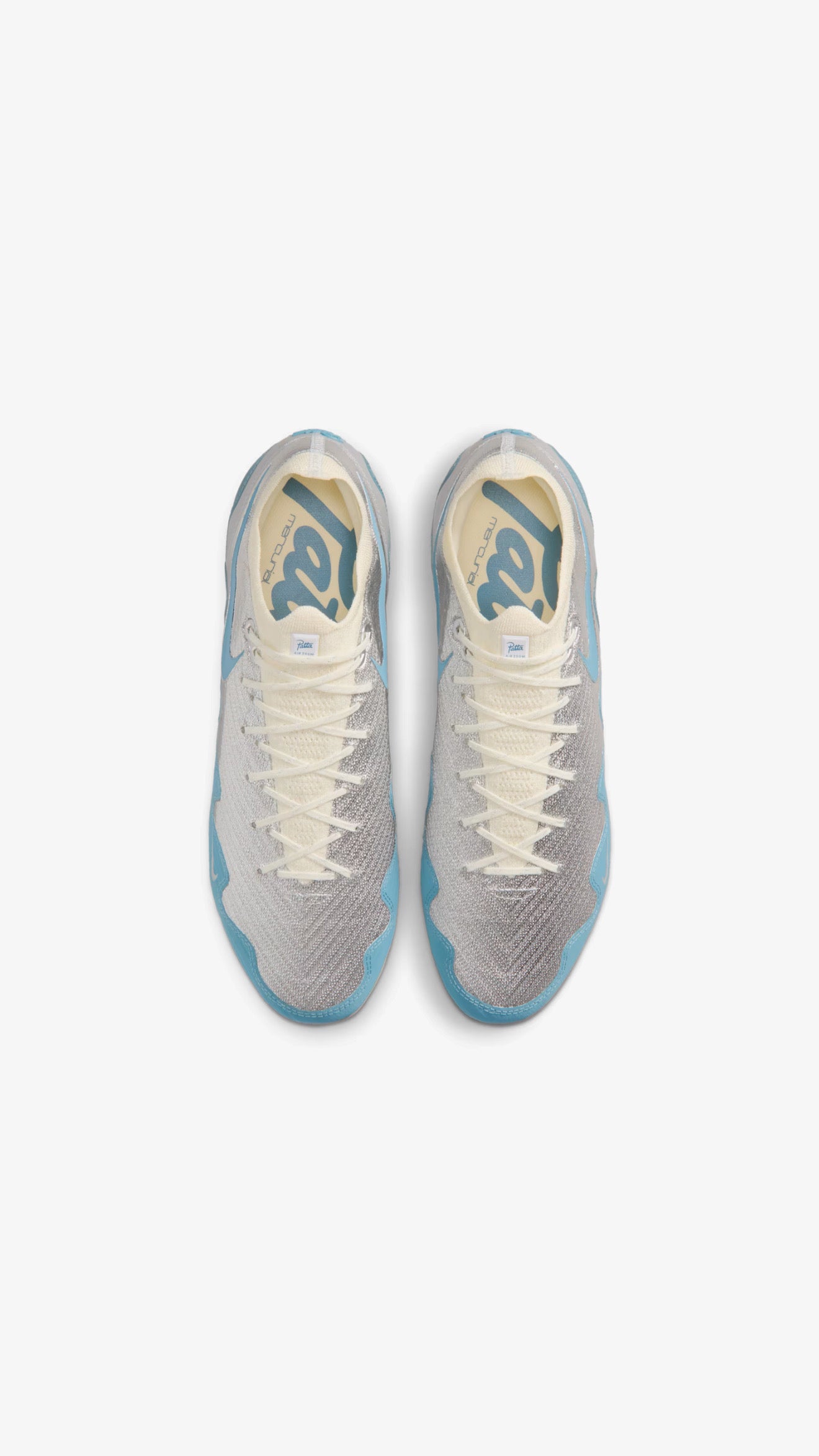 Nike Mercurial Zoom Vapor 16 Elite FG SE x Patta “Noise Aqua & Metallic Silver”