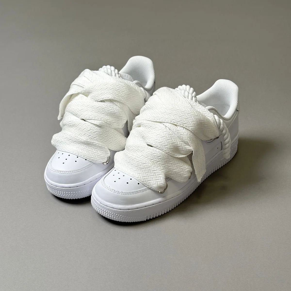 Nike Air Force 1 White Ropes Lanvin Laces