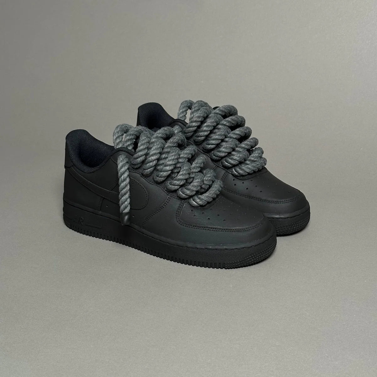 Nike Air Force 1 Black “Ropes Laces”