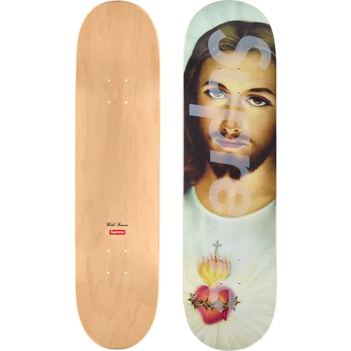 Supreme Prayer Card Skateboard Multicolor 8.25” – FW26