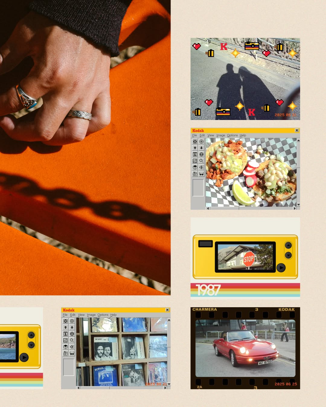 Kodak Charmera Keychain Digital Camera – Mini Fotocamera Digitale Portachiavi (Blind Box 1987 Series)