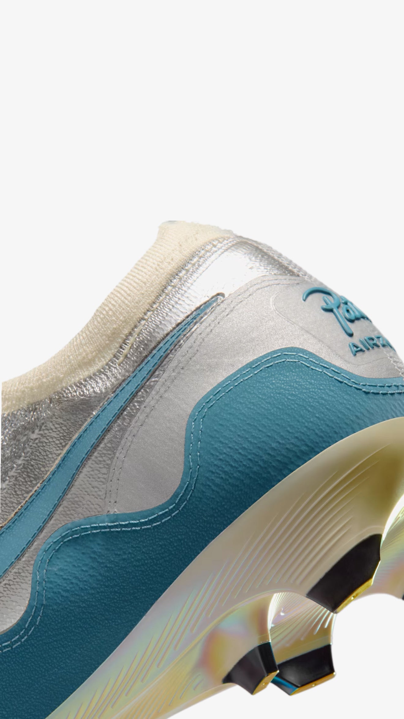Nike Mercurial Zoom Vapor 16 Elite FG SE x Patta “Noise Aqua & Metallic Silver”