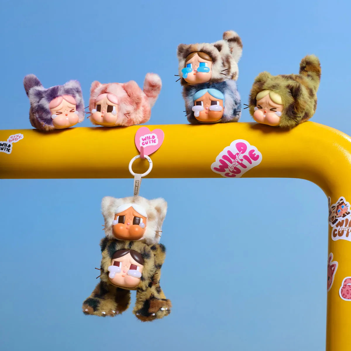 CRYBABY Wild but Cutie Series - Vinyl Plush Pendant Blind Box Set