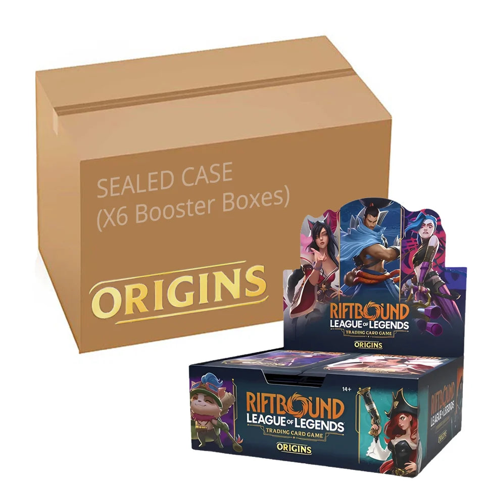 Riftbound - League of Legends: Origins Sealed Case 6x Booster Box ENG