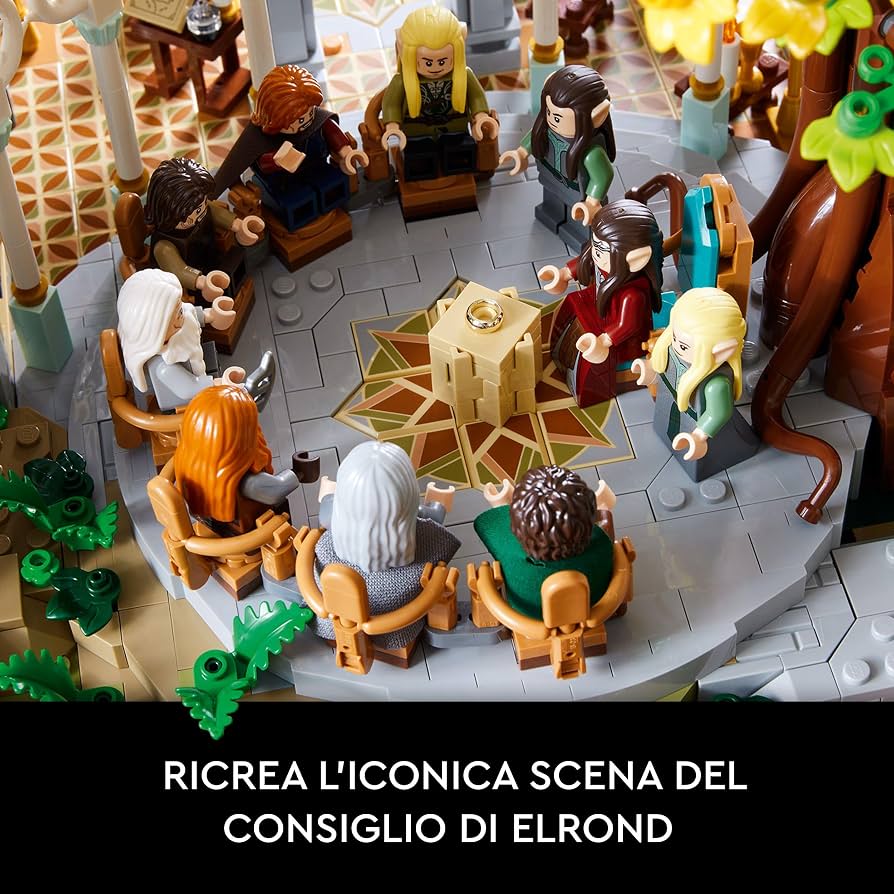 LEGO Icons 10316 The Lord of the Rings: Rivendell – Gran Burrone