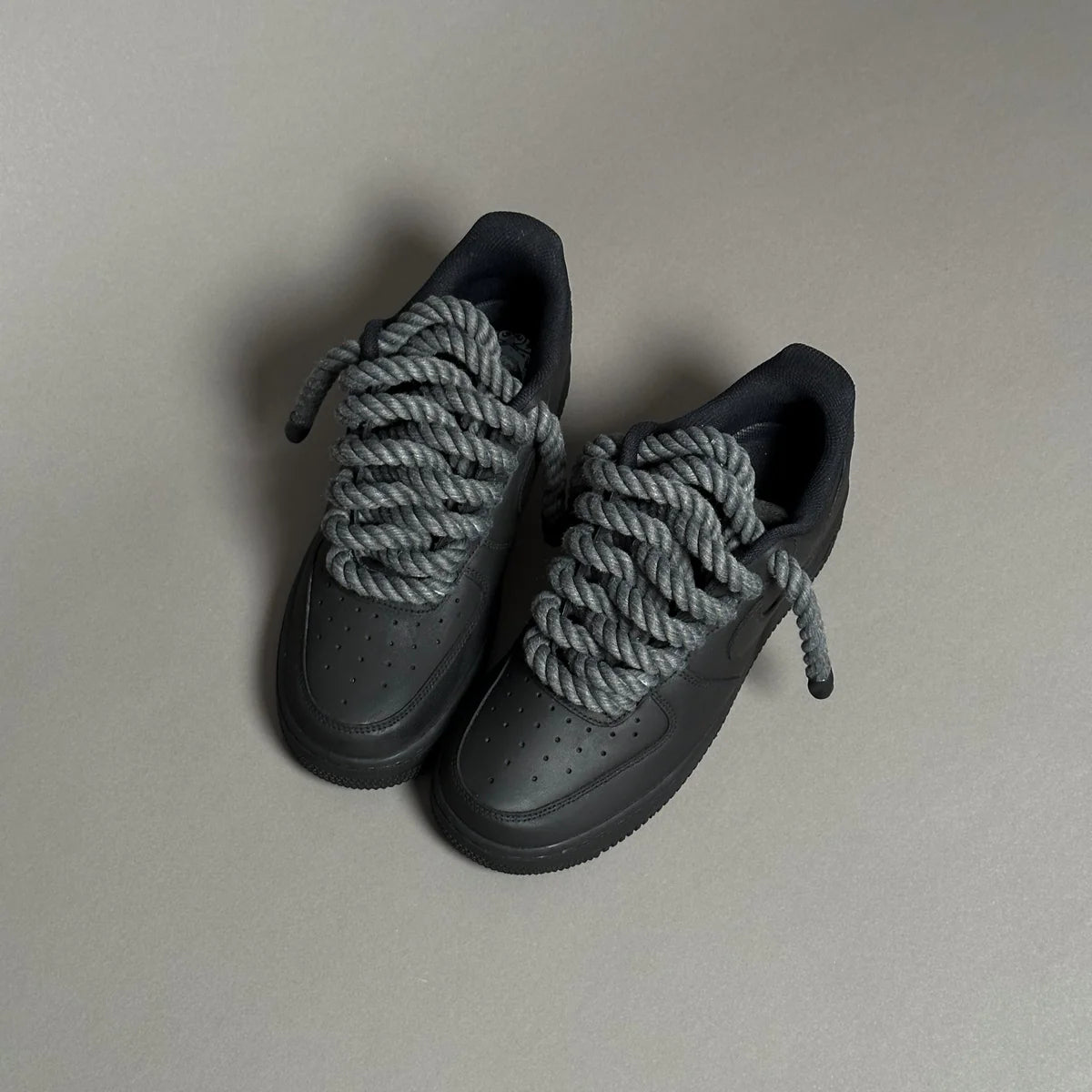 Nike Air Force 1 Black “Ropes Laces”