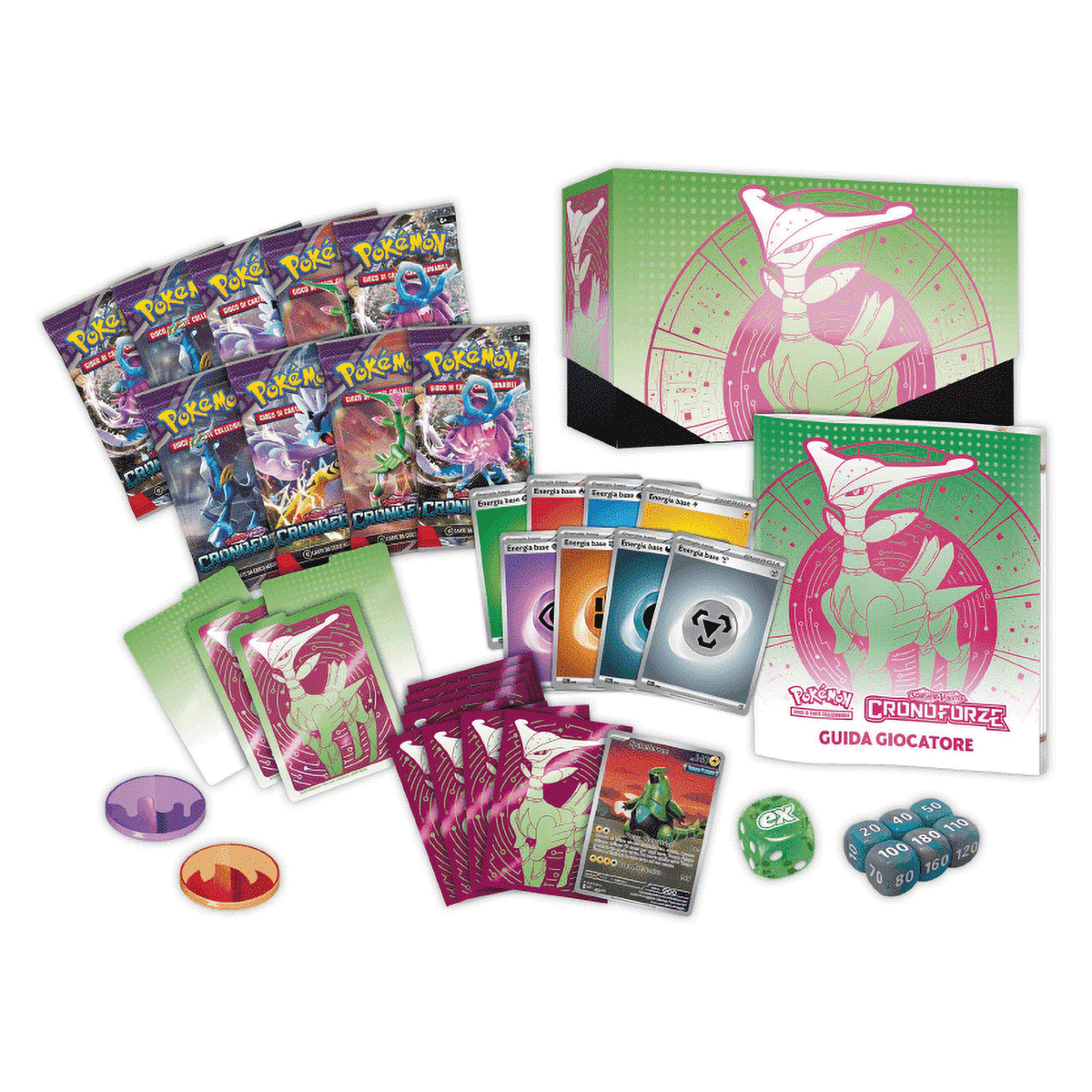 Pokemon GCC Set Allenatore Fuoriclasse Cronoforze Forzaferrea