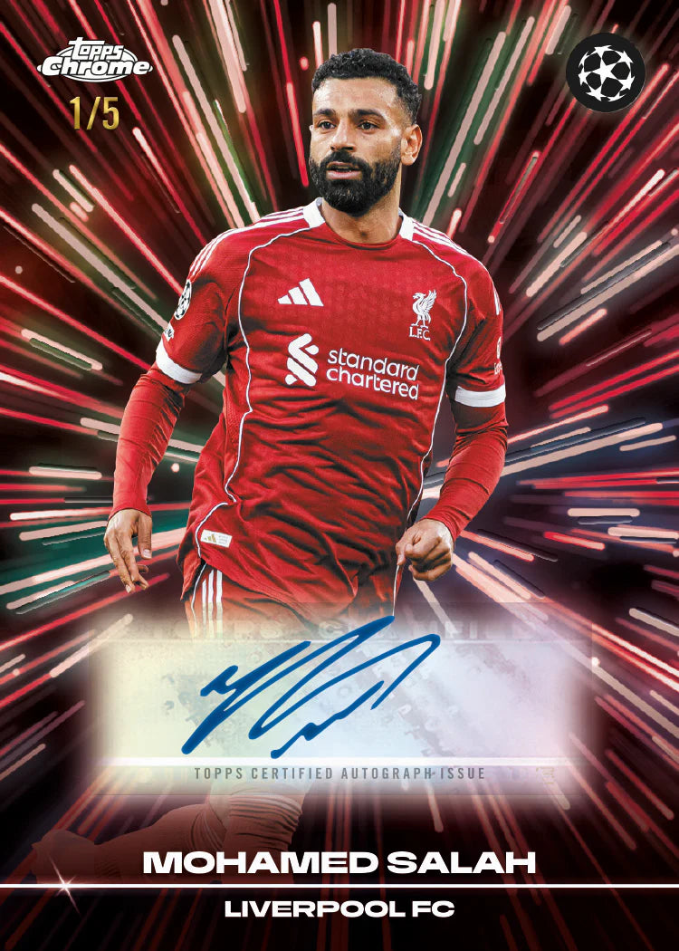 Topps Chrome UEFA Club Competitions 2025-26 Jumbo Box