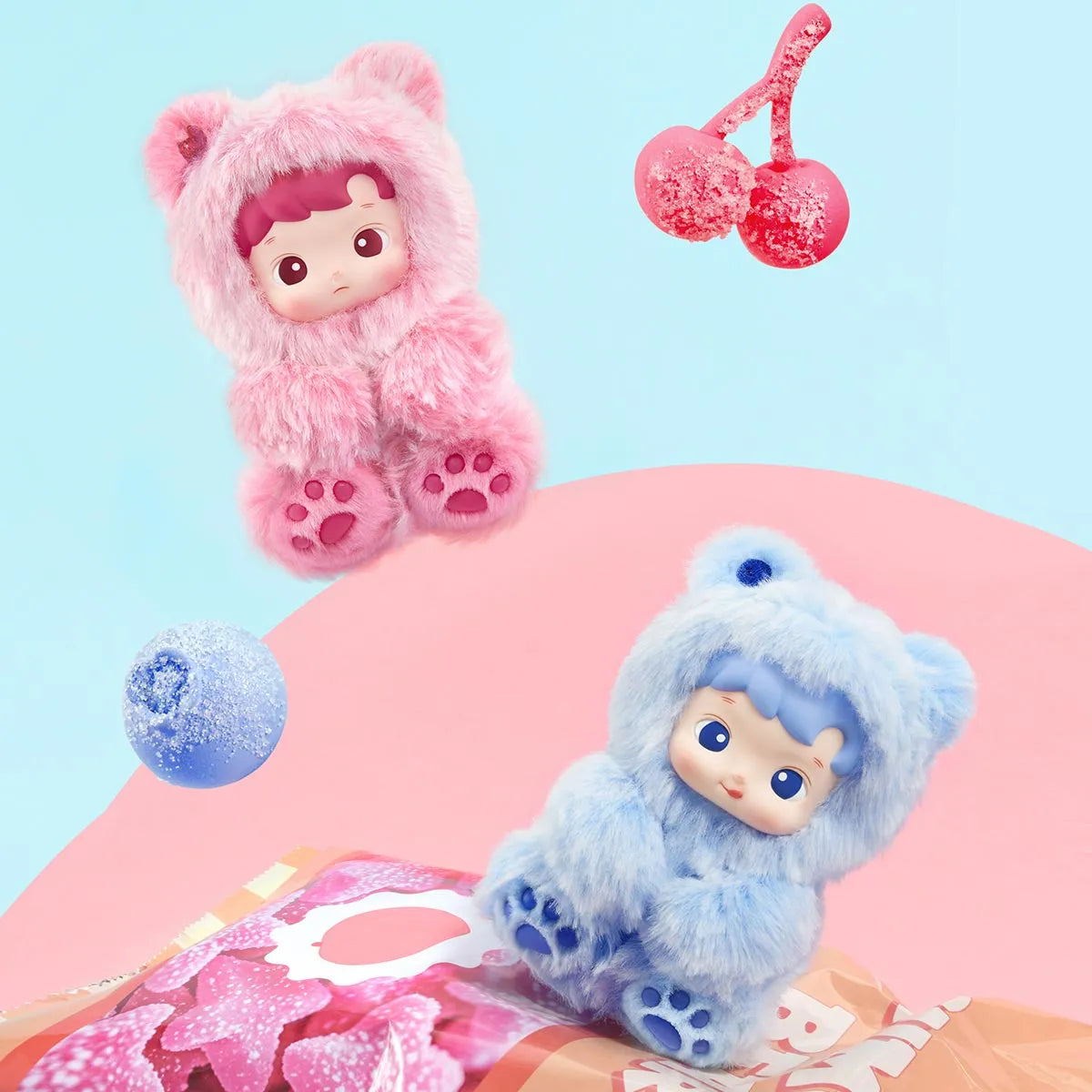 HACIPUPU Gummy Bear Series – Vinyl Plush Pendant Blind Box