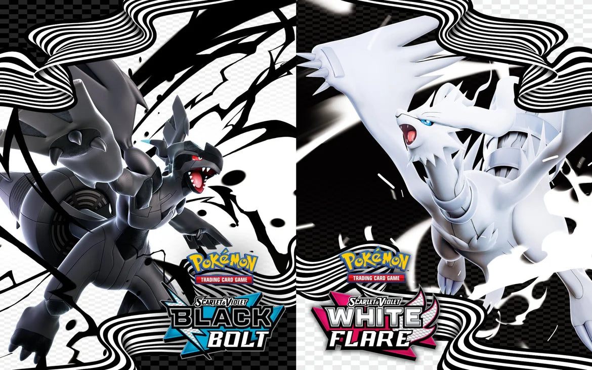 Pokemon TCG Black Bolt & White Flare 2x Elite Trainer Box - English Version