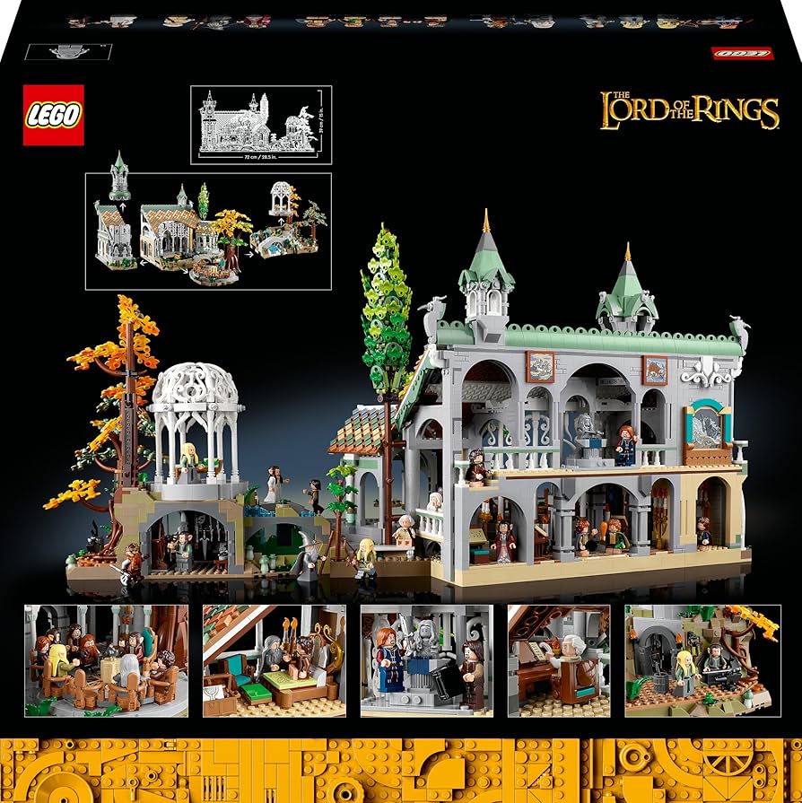 LEGO Icons 10316 The Lord of the Rings: Rivendell – Gran Burrone