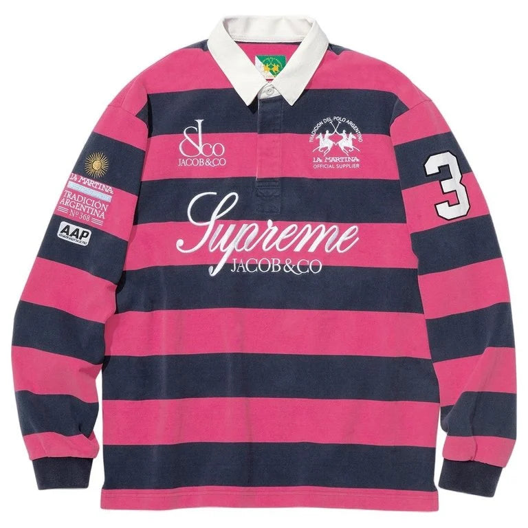 Supreme x La Martina x Jacob & Co Rugby Stripes