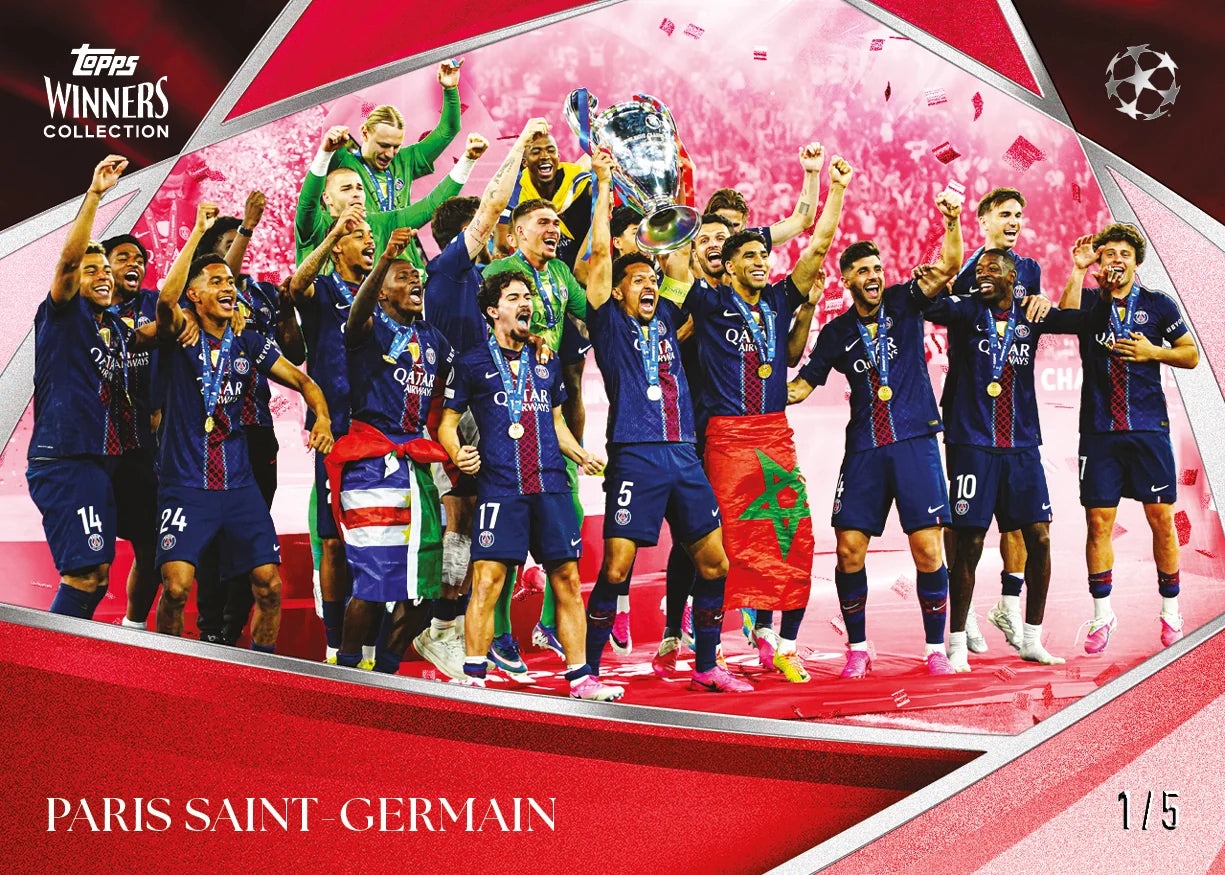 Topps Winners Collection UEFA Champions League Paris Saint-Germain 2025/26 Box