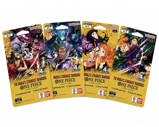 One Piece OP-17 The World’s Strongest Warriors Paper Sleeve Booster (ENG)
