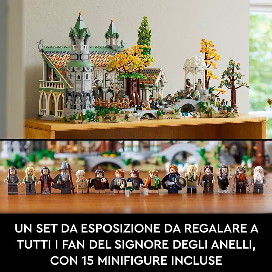 LEGO Icons 10316 The Lord of the Rings: Rivendell – Gran Burrone