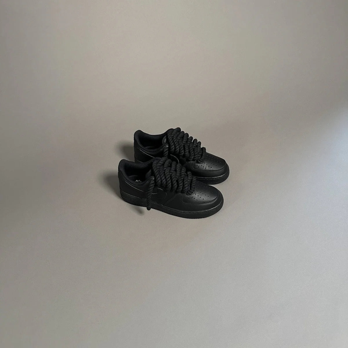 Nike Air Force 1 Black “Ropes Laces”