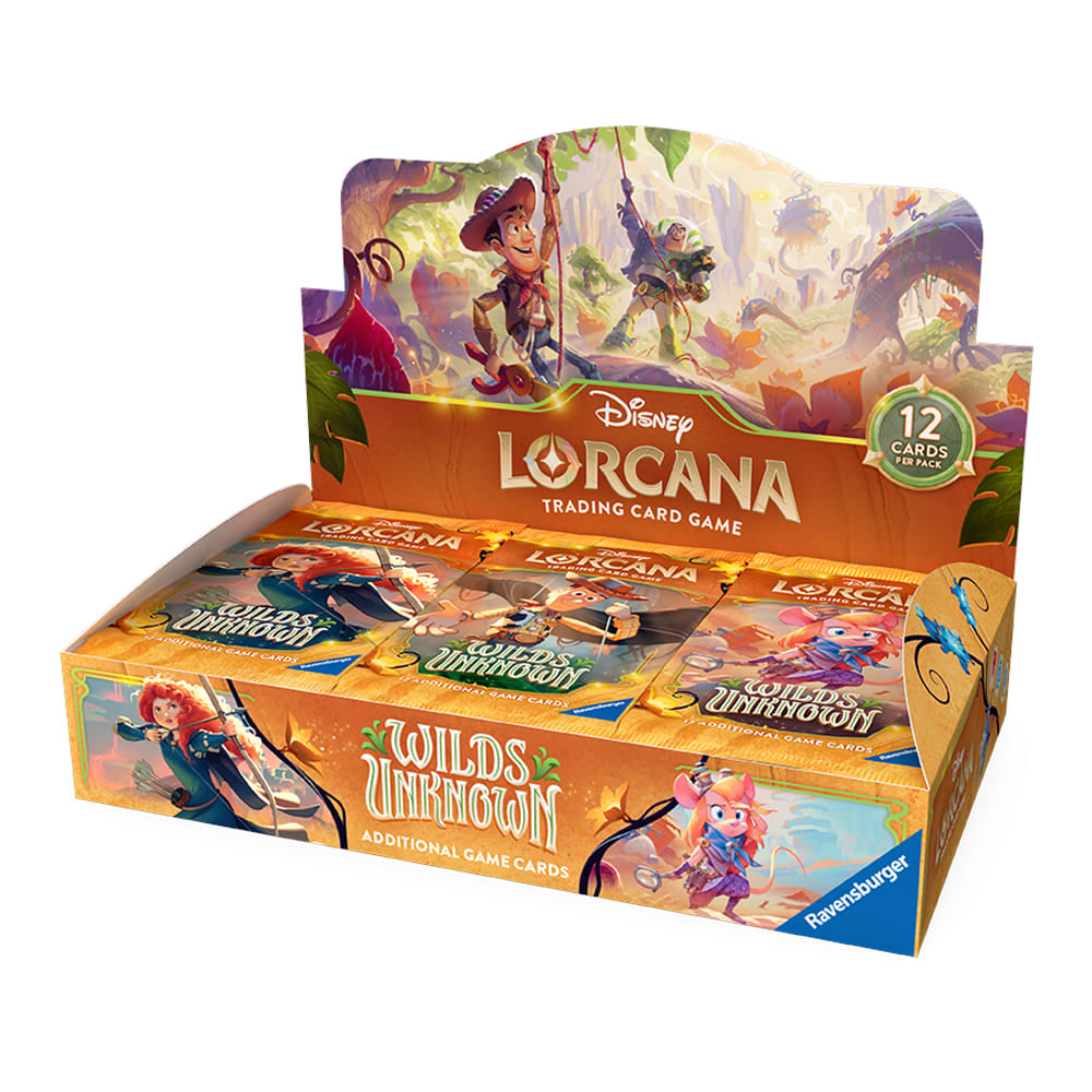 Disney Lorcana Wilds Unknown Booster Box (24 Buste) - Inglese
