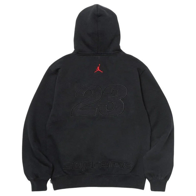 Supreme x Jordan Zip Up Hooded Sweatshirt
