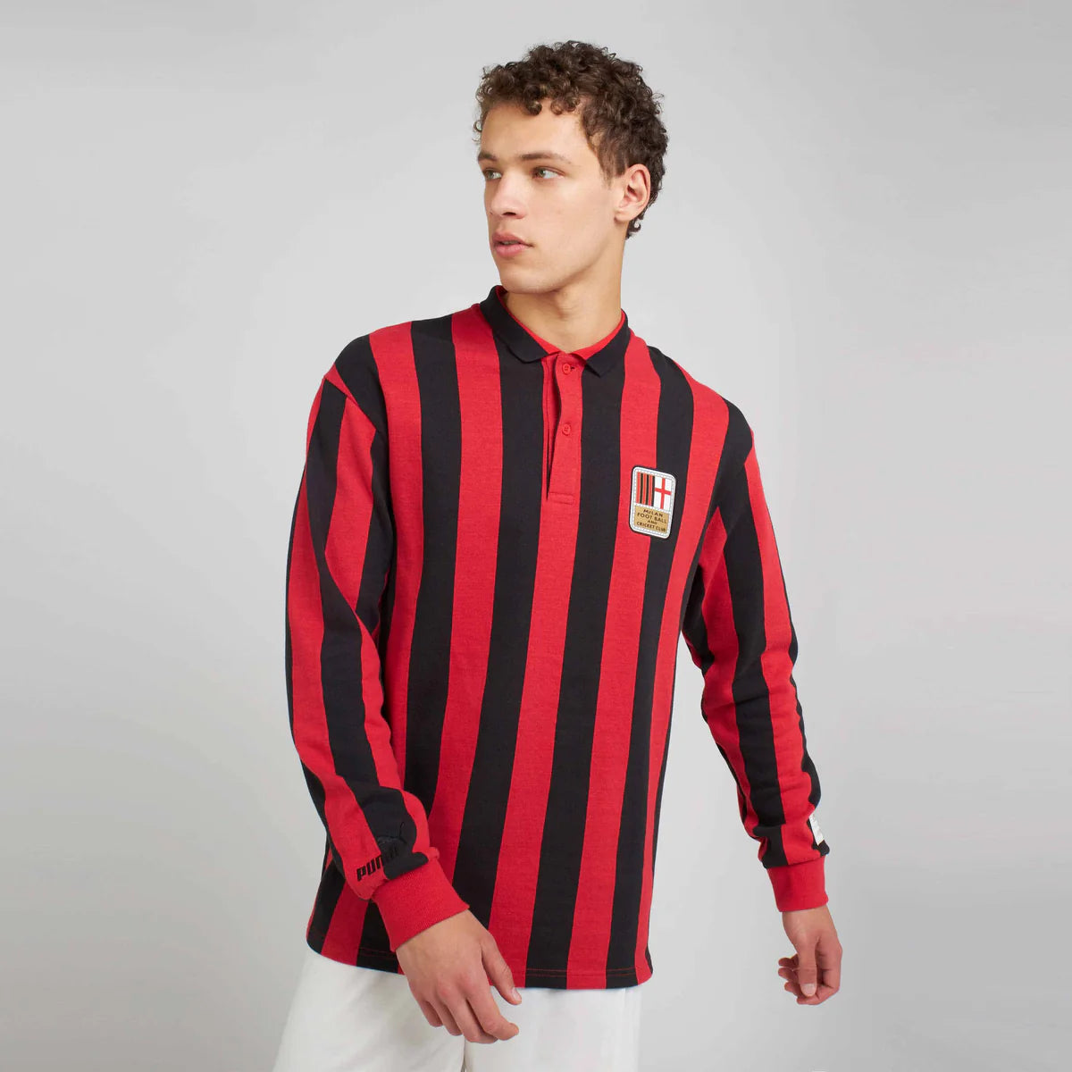 AC Milan 125 anniversary jersey vista angolata