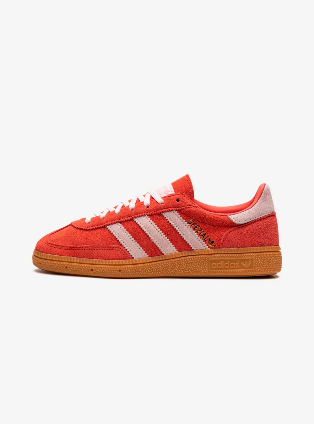 Adidas Handball Spezial Bright Red Clear Pink vista laterale sinistra