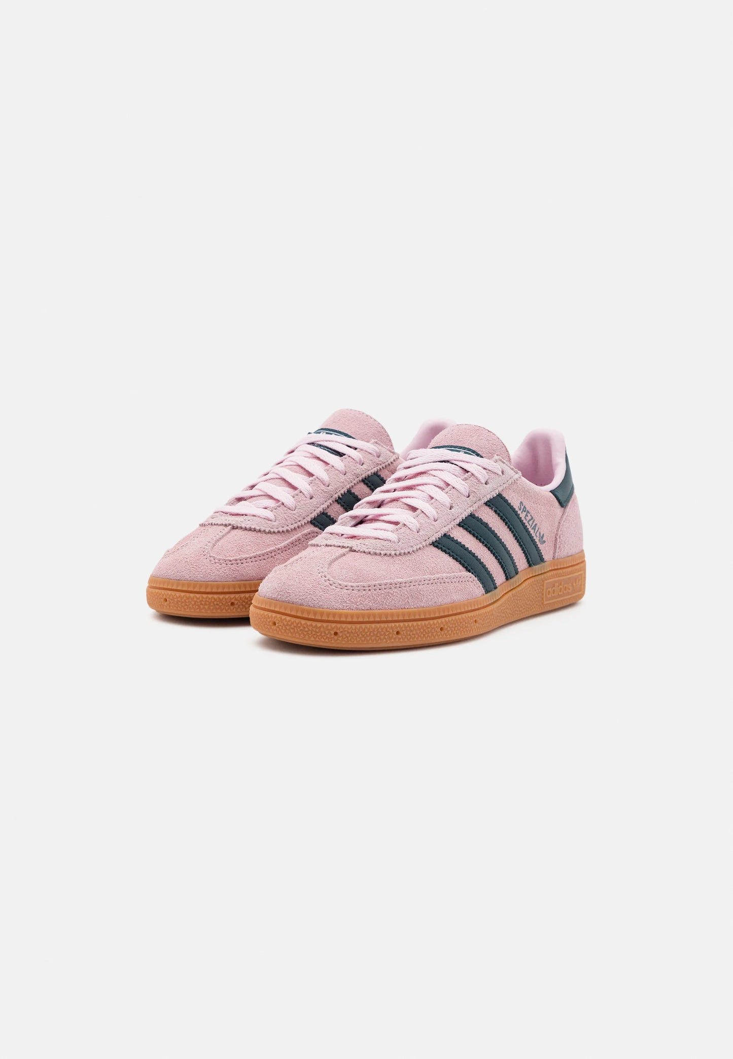 Adidas Handball Spezial Clear Pink Arctic Night in Prospettiva Angolata
