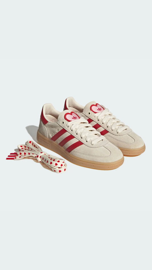 adidas Handball Spezial Cream White Better Scarlet Sandy Pink KH9044 vista angolata destra
