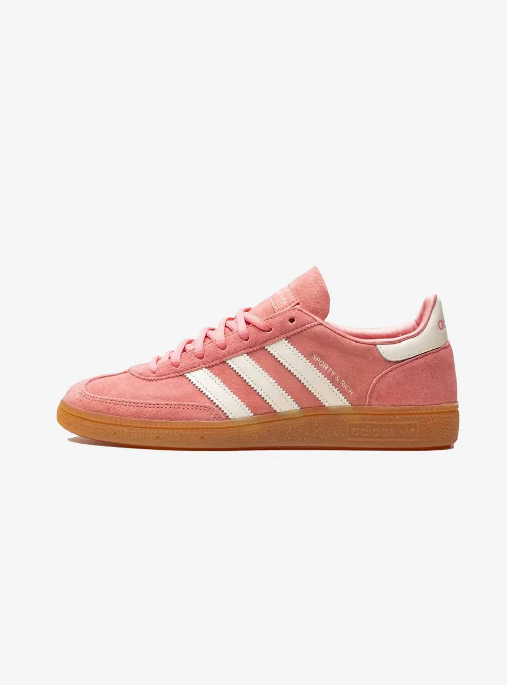Adidas Handball Spezial x Sporty & Rich Pink Lato Destro