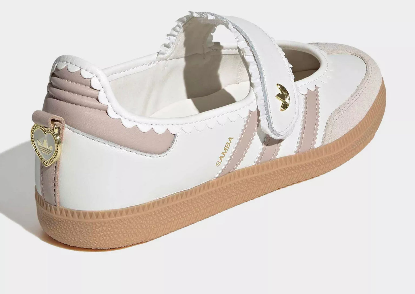 Adidas Samba Jane Frill Pack Cream vista angolata Posteriore