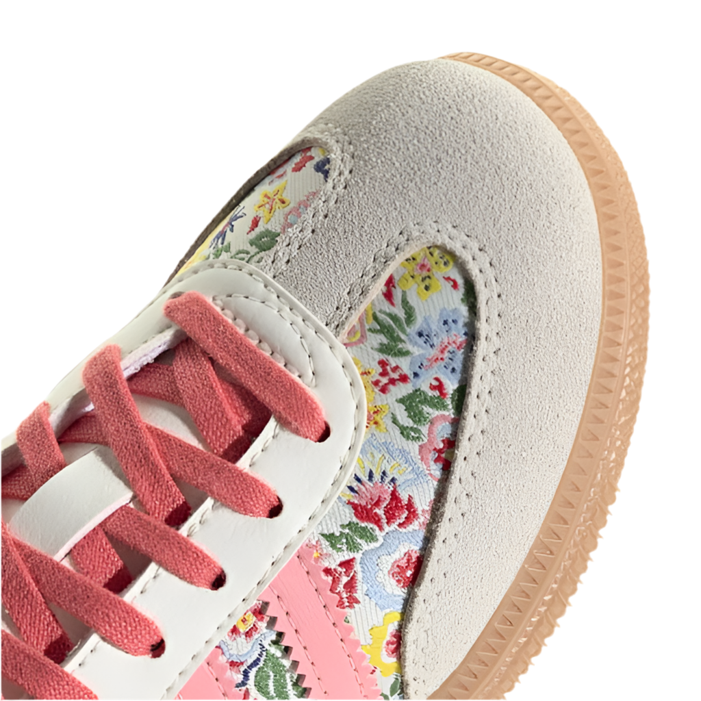 Adidas Samba OG x Liberty London Floral Embroidery JI0280 dettaglio materiali 