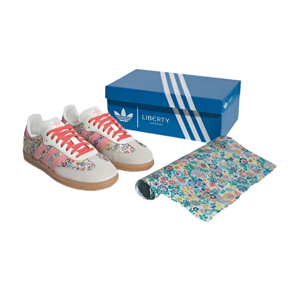 Adidas Samba OG x Liberty London Floral Embroidery JI0280 dettagio packaging