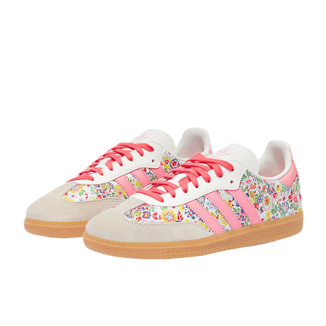 Adidas Samba OG x Liberty London Floral Embroidery JI0280 vista angolata destra