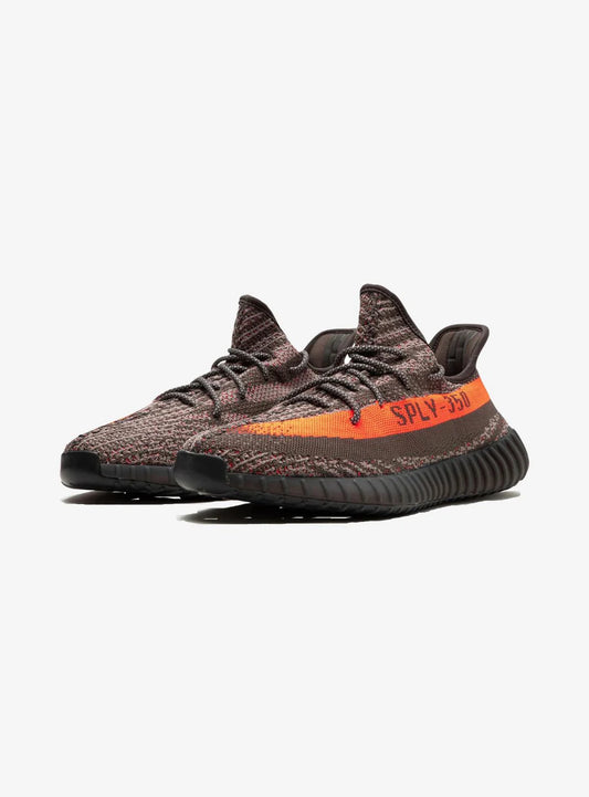 Adidas Yeezy Boost 350 V2 Carbon Beluga vista diagonale destra