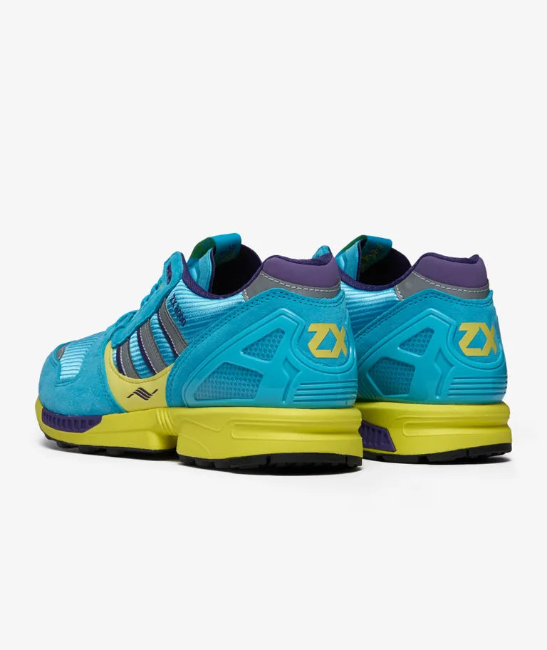 adidas ZX 8000 Consortium Blue Glow vista posteriore sinistra
