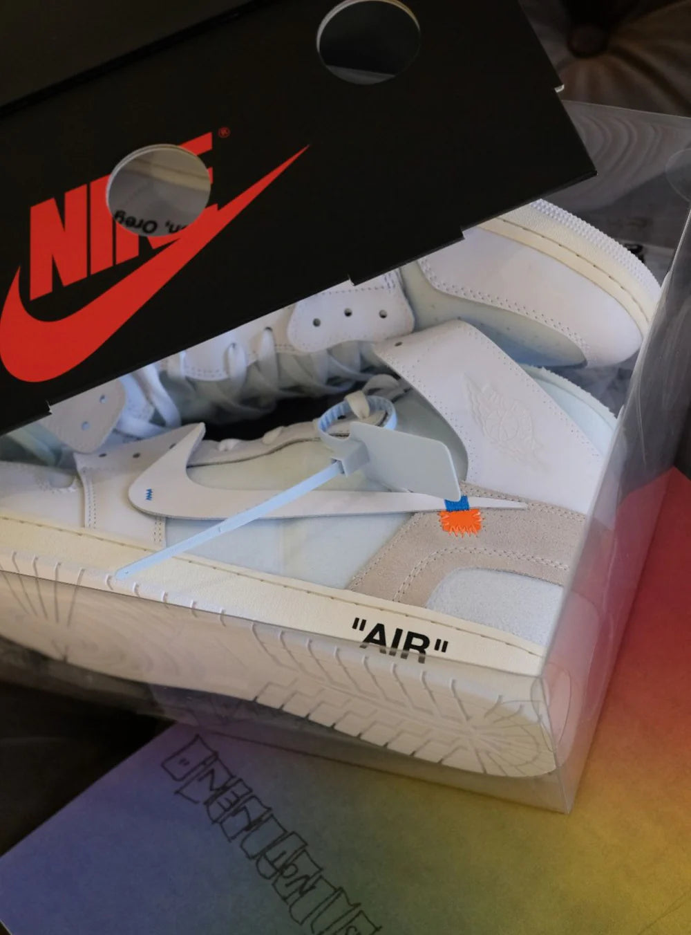 Air Jordan 1 High x Off-White Alaska nella Scatola originale
