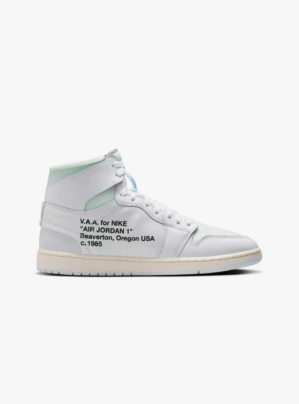 Air Jordan 1 High x Off-White Alaska vista laterale destra

