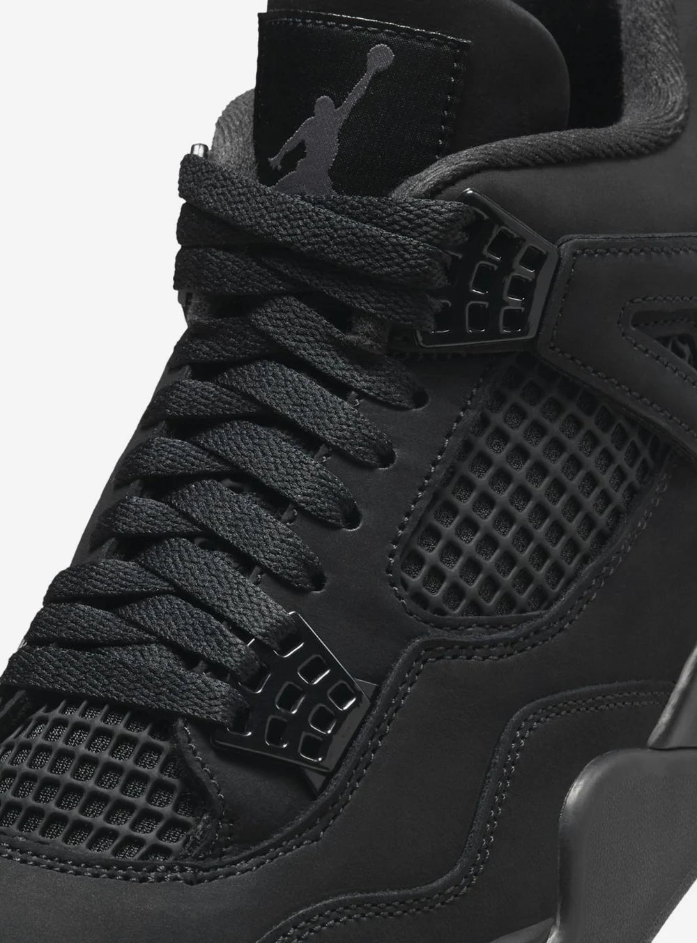 Air Jordan 4 Black Cat FV5029-010 dettaglio logo