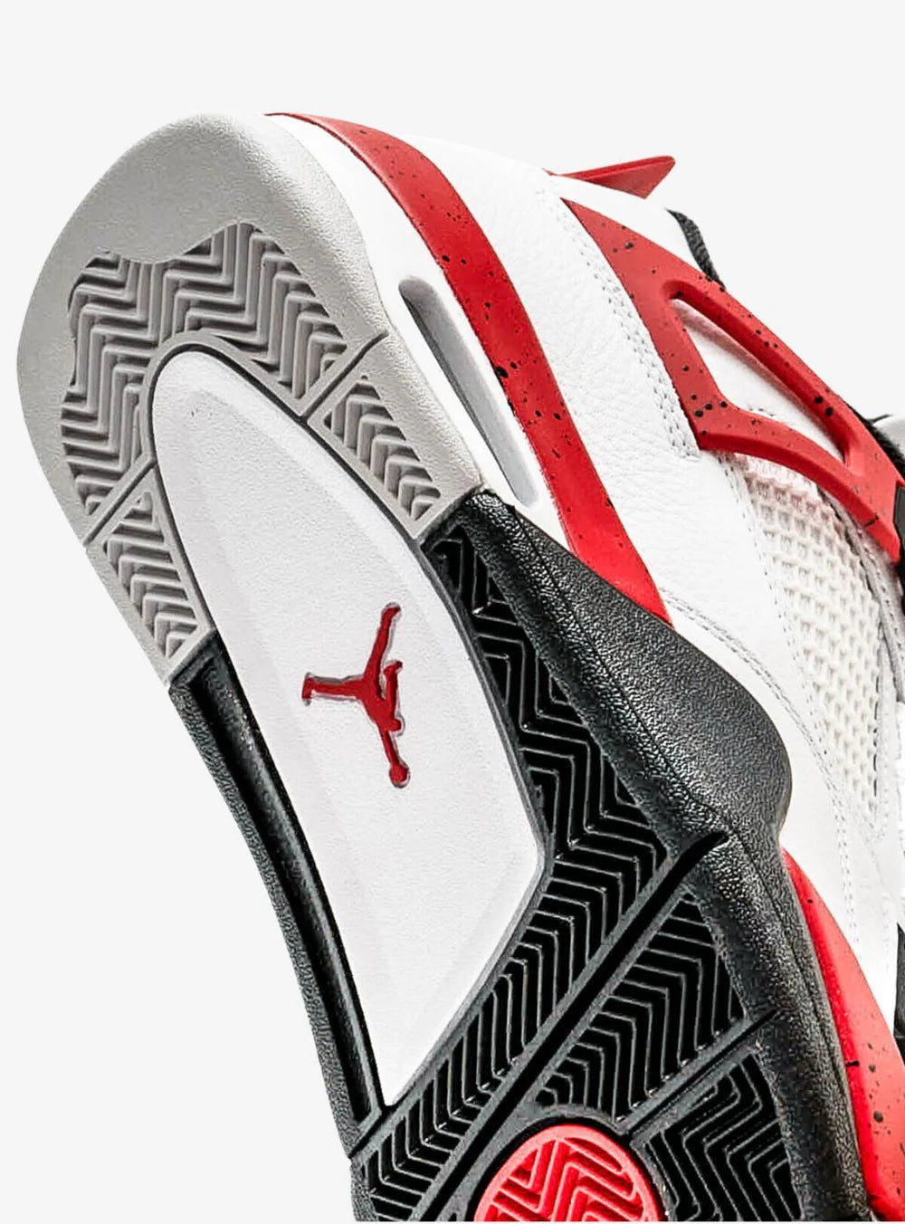 Air Jordan 4 Red Cement vista dettaglio suola