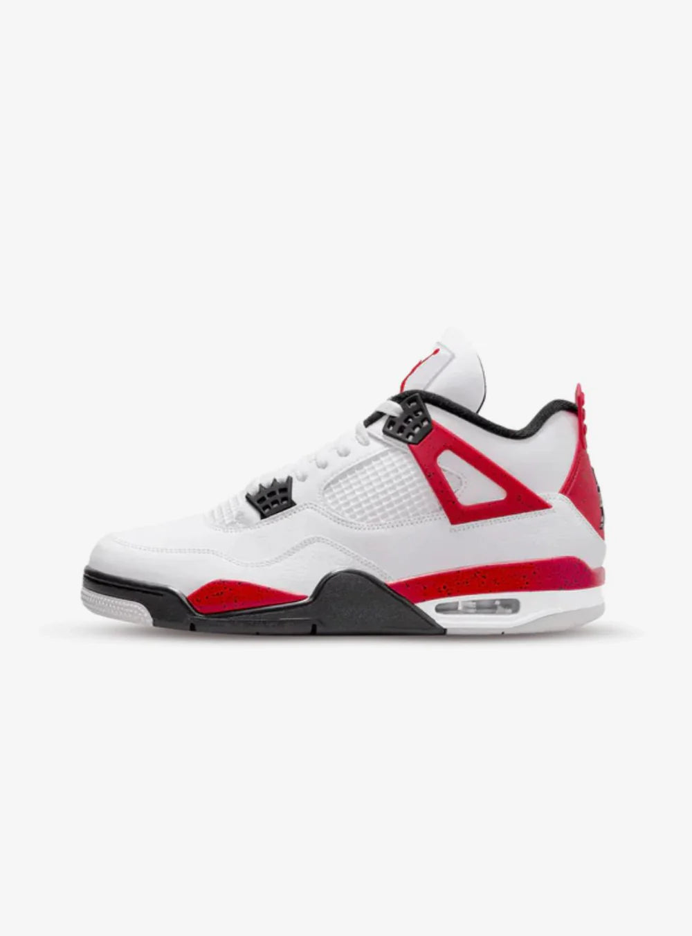 Air Jordan 4 Red Cement vista laterale sinistra