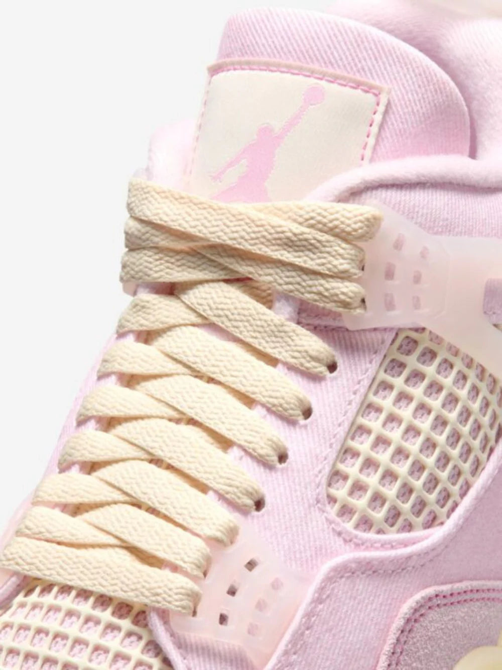 Dettaglio materiali Air Jordan 4 Retro Iced Carmine