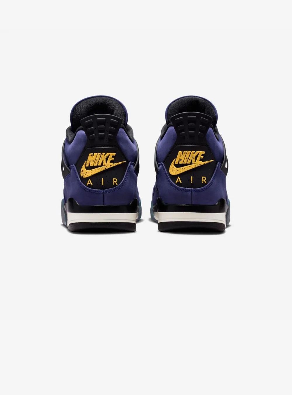 Air Jordan 4 Retro Lakers vista posteriore