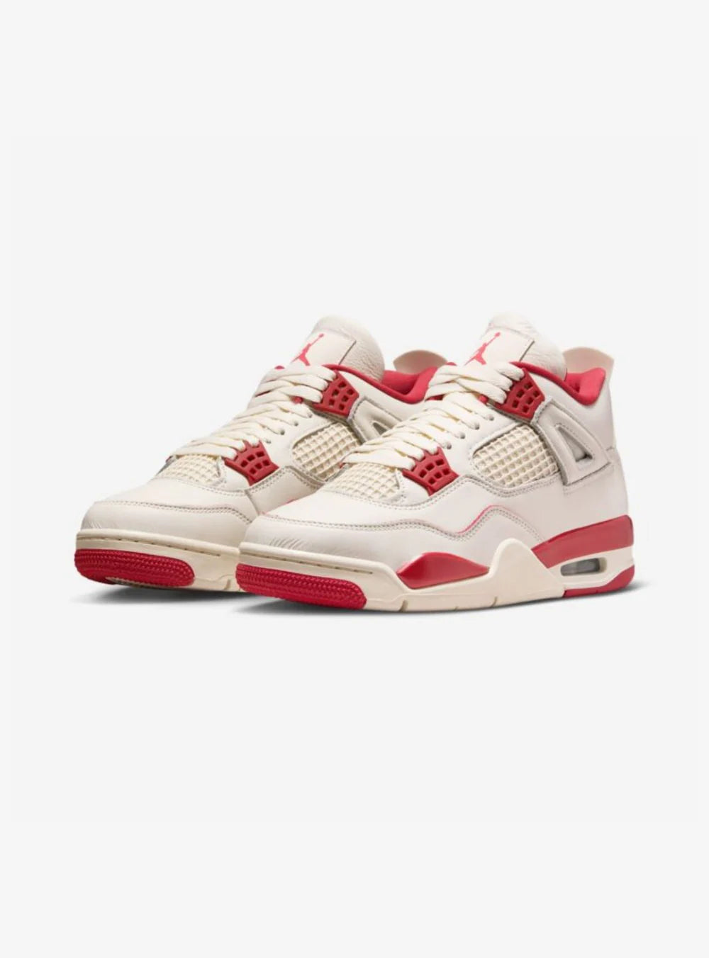 Air Jordan 4 Retro Valentine’s Day Sierra Red W vista diagonale destra
