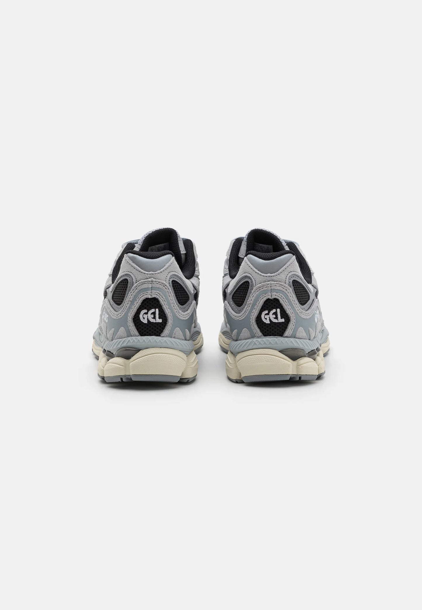 Dettaglio tallone ASICS Gel-NYC Nero / Piedmont Grey