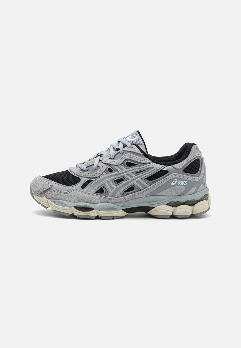 ASICS Gel-NYC Nero / Piedmont Grey vista laterale sinistra