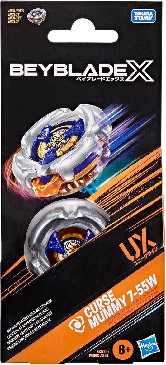 Beyblade X Curse Mummy 7-55W Hasbro Takara packaging front detail