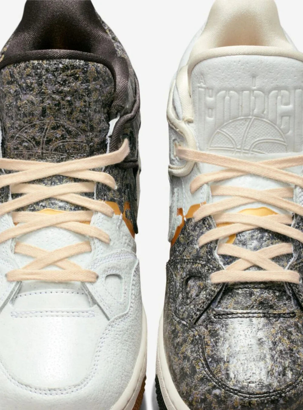 Dettaglio Logo Nike Air Force 3 Low SP Nigo Kintsugi Phantom Night Stadium