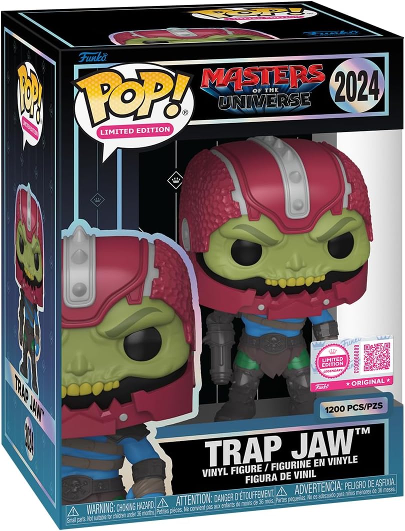 Funko Pop Trap Jaw displayed collectible