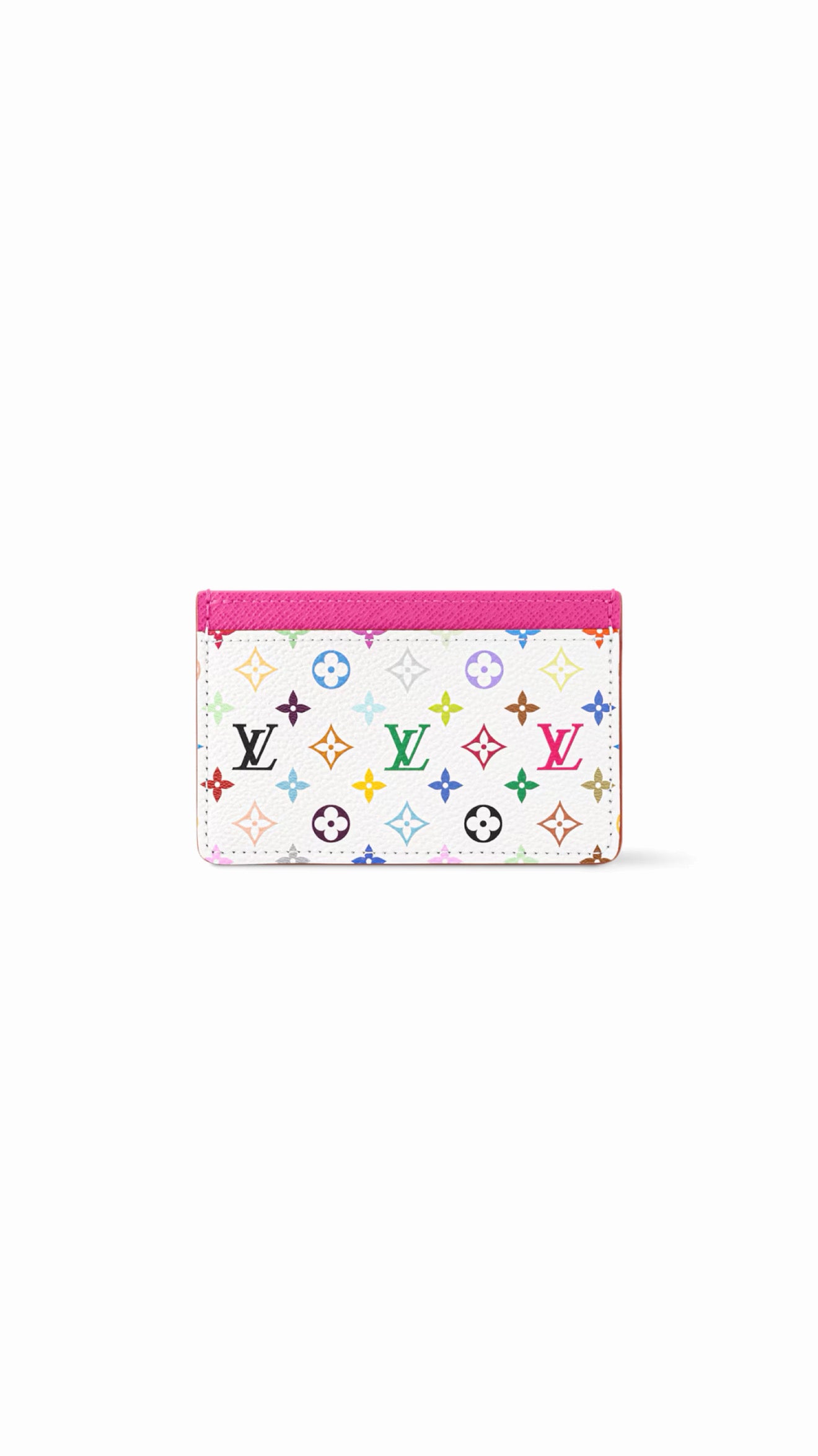 Louis Vuitton x Takashi Murakami portacarte di credito vista frontale